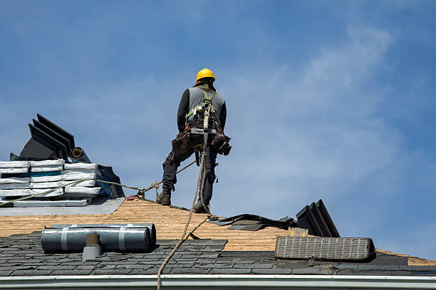 Professional Roof Installation technician working in Elbridge, NY